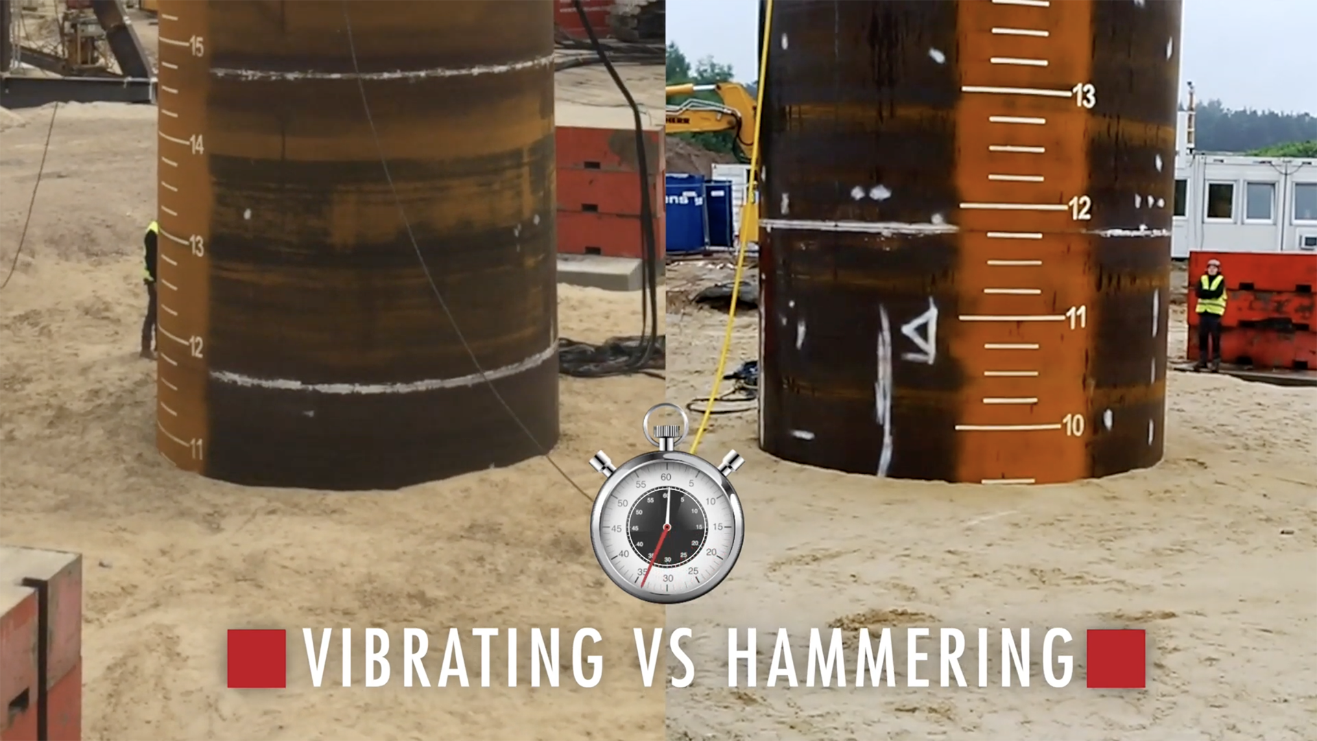 Vibrating versus Hammering